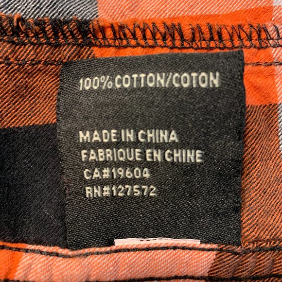 Men's Urban Behavior flannel shirt - Size M - Picture 6 of 7